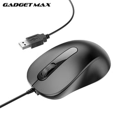 GADGET MAX - GI04 Business Wired Mouse - Black