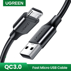 UGREEN - US289 USB 2.0A to Micro Cable 1M - Black