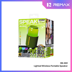 REMAX - RB-M21 Lighted Wireless Portable Speaker (5W) - Green