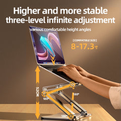 RTAKO RS-CP75D 3-level Carbon Steel Laptop Stand