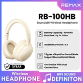REMAX - RB-100HB Wireless Bluetooth Headphone - Beige