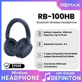 REMAX - RB-100HB Wireless Bluetooth Headphone - Blue