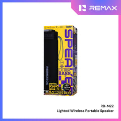 REMAX - RB-M22 Lighted Wireless Portable Speaker (30W) - Blue
