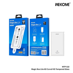 WEKOME - WTP-132 Magic Box 6D Curved HD Tempered Glass - iPhone 17 Pro