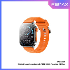 REMAX - Watch 31 AI Multi-App Smartwatch Flagship Edition (4GB RAM)