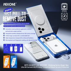 WEKOME - WTP-132 Magic Box 6D Curved HD Tempered Glass - iPhone 17 Pro