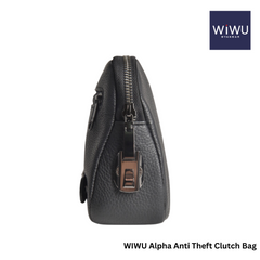WIWU - Alpha Anti-Theft Clutch Bag - Black