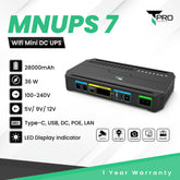 T-PRO - MNUPS 7 28000mAh Multifunctional DC Mini UPS ( 36W ) - Black