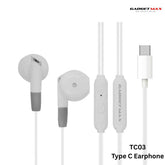 Gadget Max - TC03 Type-C Wired Earphone - White