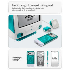 Spigen - Classic C1 Magfit Case For iPhone 17 Pro Max - Bondi Blue