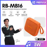 REMAX - RB-MB16 Waterproof Wireless Portable Speaker ( 5W ) - Orange