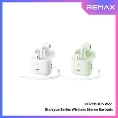 REMAX - Cozybuds W27 Starryue Series Bluetooth Wireless Earbuds - Green