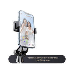 RTAKO - ZP220 Ultra-Wide Angle Selfie Stick - Black