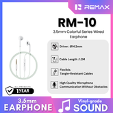 REMAX - RM-10 3.5mm Colorful Series Wired Earphone - Green
