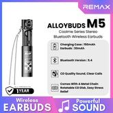 REMAX - Alloybuds M5 Coolme Series True Wireless Earbuds - Black