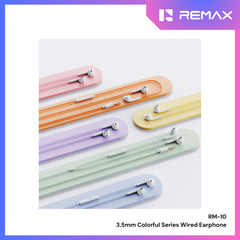 REMAX - RM-10 3.5mm Colorful Series Wired Earphone - Green