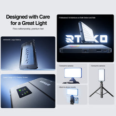 RTAKO - RDJ-03 Pocket RGB Photography Fill Light