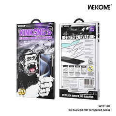 WEKOME - WTP-107 6D Curved HD Tempered Glass - iPhone 16 Pro Max