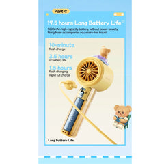 JisuLife - Handheld Fan Pro 1 ( 5000mAh ) - Butterbear Edititon