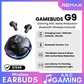 REMAX - Gamebuds G9 Gaming ANC True Wireless Earbuds -Black