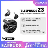 REMAX - SleepBuds Z3 Sleep Bluetooth Wireless Earbuds - Black