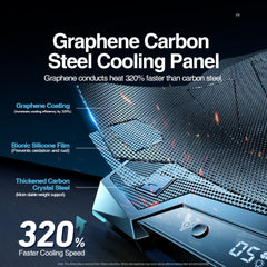 RTAKO - LZ-D11 10-core Laptop cooler