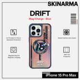 Skinarma iPhone 15 Pro Max 6.7" Drift Mag Charge Case - Blue