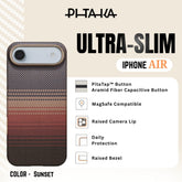 PITAKA - Ultra-Slim Case For iPhone Air - Sunset