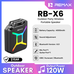 REMAX - RB-X6 Outdoor Party Portable Speaker ( 120W ) - Black