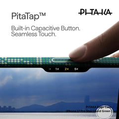 PITAKA - iPhone 17 Pro Max Case ( Monogram Ultra- Slim ) - Gold Green