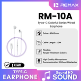 REMAX - RM-10A Type-C Colorful Series Wired Earphone - Purple