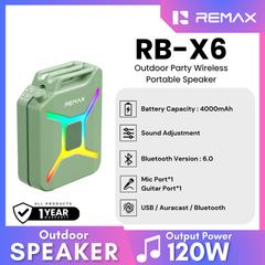 REMAX - RB-X6 Outdoor Party Portable Speaker ( 120W ) - Green