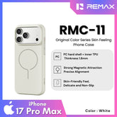 REMAX - RMC-11 iPhone 17 Pro Max Case ( Original Color Series ) - White