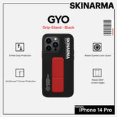 Skinarma iPhone 14 Pro (6.1") Gyo Series Leatherette Bumper - BLACK