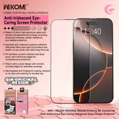 WEKOME - WTP-130 9D Curved Redlight HD Tempered Glass - iPhone 17 Pro Max