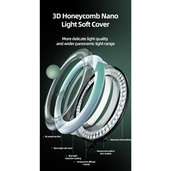 RTAKO - ZJ-ZBT01 13" Live Streaming Stand With Ring Light
