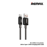 REMAX - RC-C025 A-C Icy Series 66W USB to Type-C Fast Charging Data Cable - Black