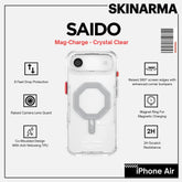 Skinarma - Saido Magsafe Case For iPhone Air - Crystal Clear