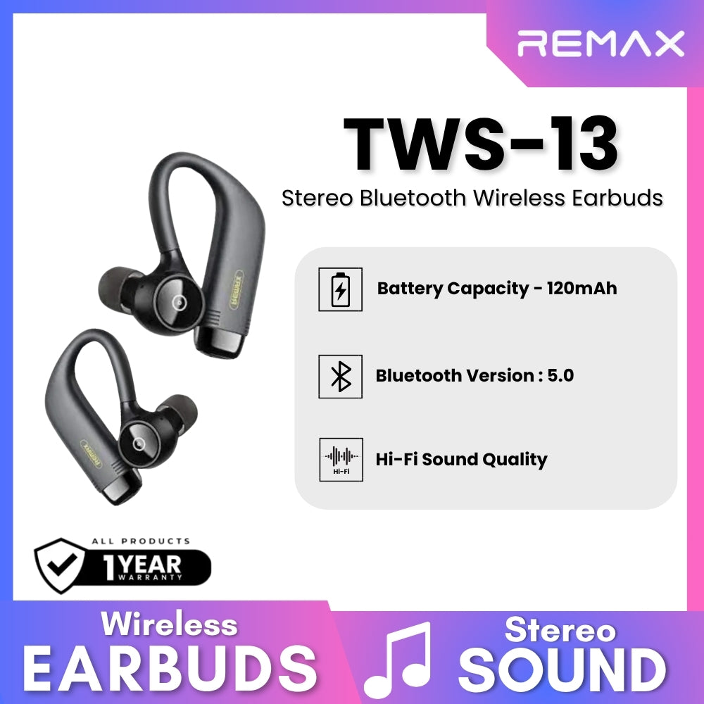 Bluetooth Headphones L13 Tws REMAX TWS-13 Wireless Bluetooth