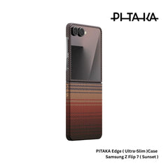 PITAKA - Ultra Slim ( Edge ) Case For Samsung Z Flip 7 - Sunset