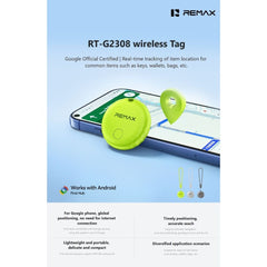 REMAX - RT-G2308 Wireless Tag - Silver