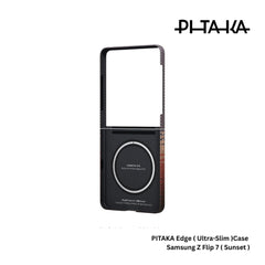 PITAKA - Ultra Slim ( Edge ) Case For Samsung Z Flip 7 - Sunset