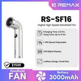 REMAX - RS-SF16 Digital High Speed Handheld Fan - White