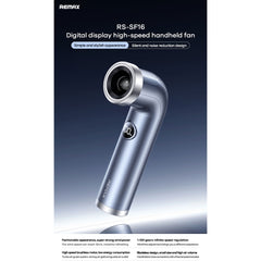 REMAX - RS-SF16 Digital High Speed Handheld Fan - White