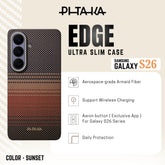 PITAKA - Ultra-Slim (Edge) Case For Samsung S26 - Sunset