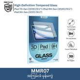REMAX - MMRO7 High-Definiton Tempered Glass For IPad - iPad 7th Gen (2019) (10.2") /iPad 8th Gen (2020) (10.2") /iPad 9th Gen (2021) (10.2")