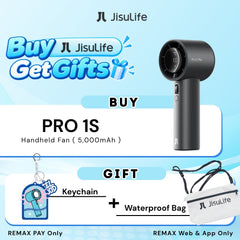 JisuLife - Handheld Fan Pro 1S ( 5000mAh ) - Dark Grey