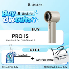 JisuLife - Handheld Fan Pro 1S ( 5000mAh ) - Light Brown