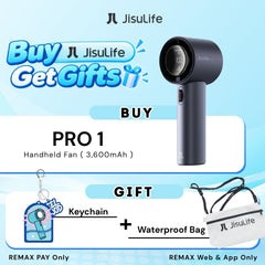 JisuLife - Handheld Fan Pro 1 ( 3600mAh ) - Grey Blue