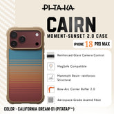 PITAKA - California Dream 01 Cairn Case For iPhone 18 Pro Max - Sunset 2.0